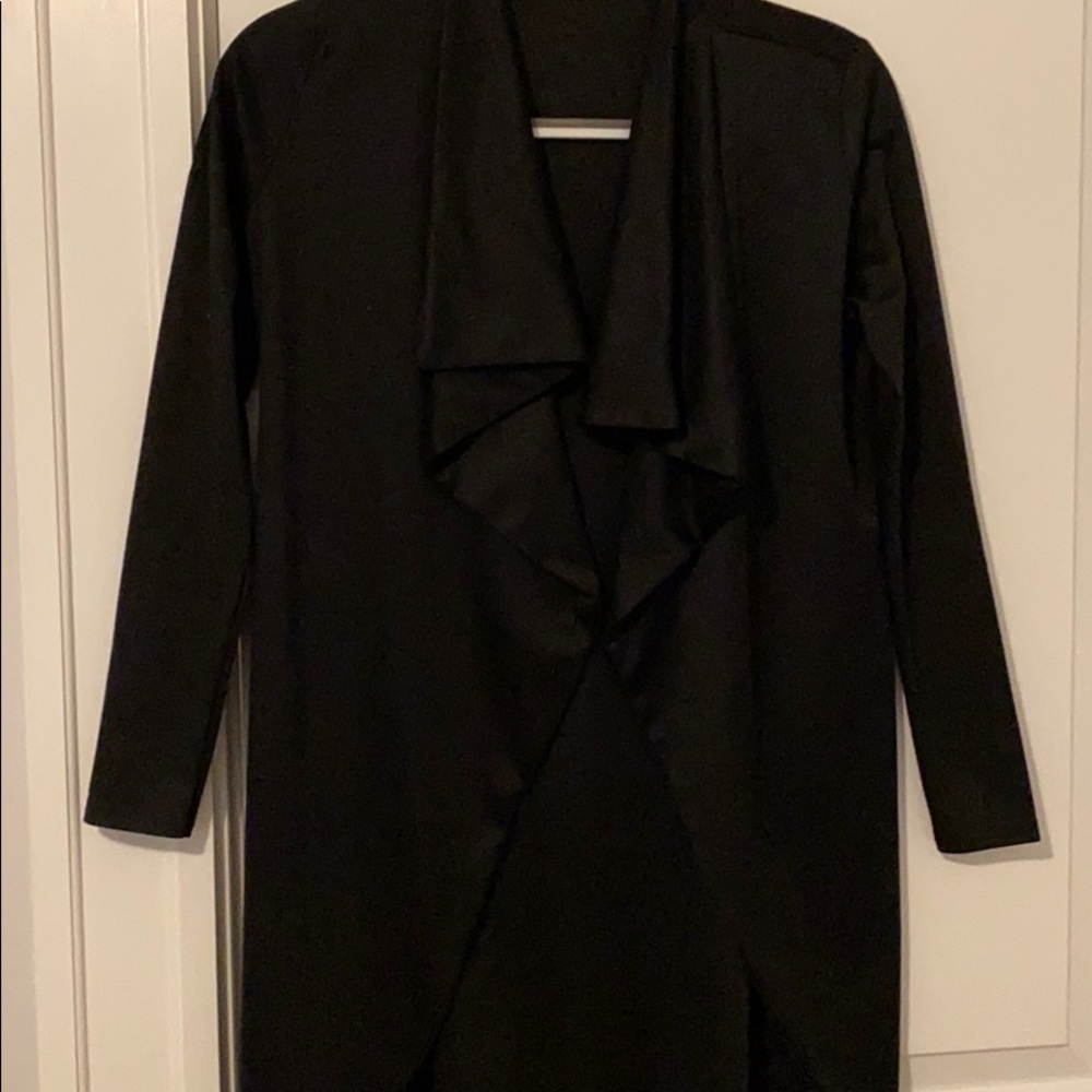 Black cardigan